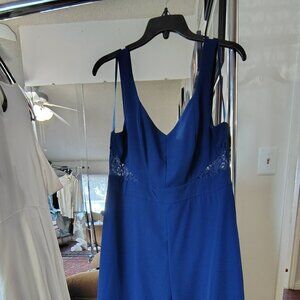 City Studio Brand | One piece | Size Large | Blue Color | Lace Cutouts on side |